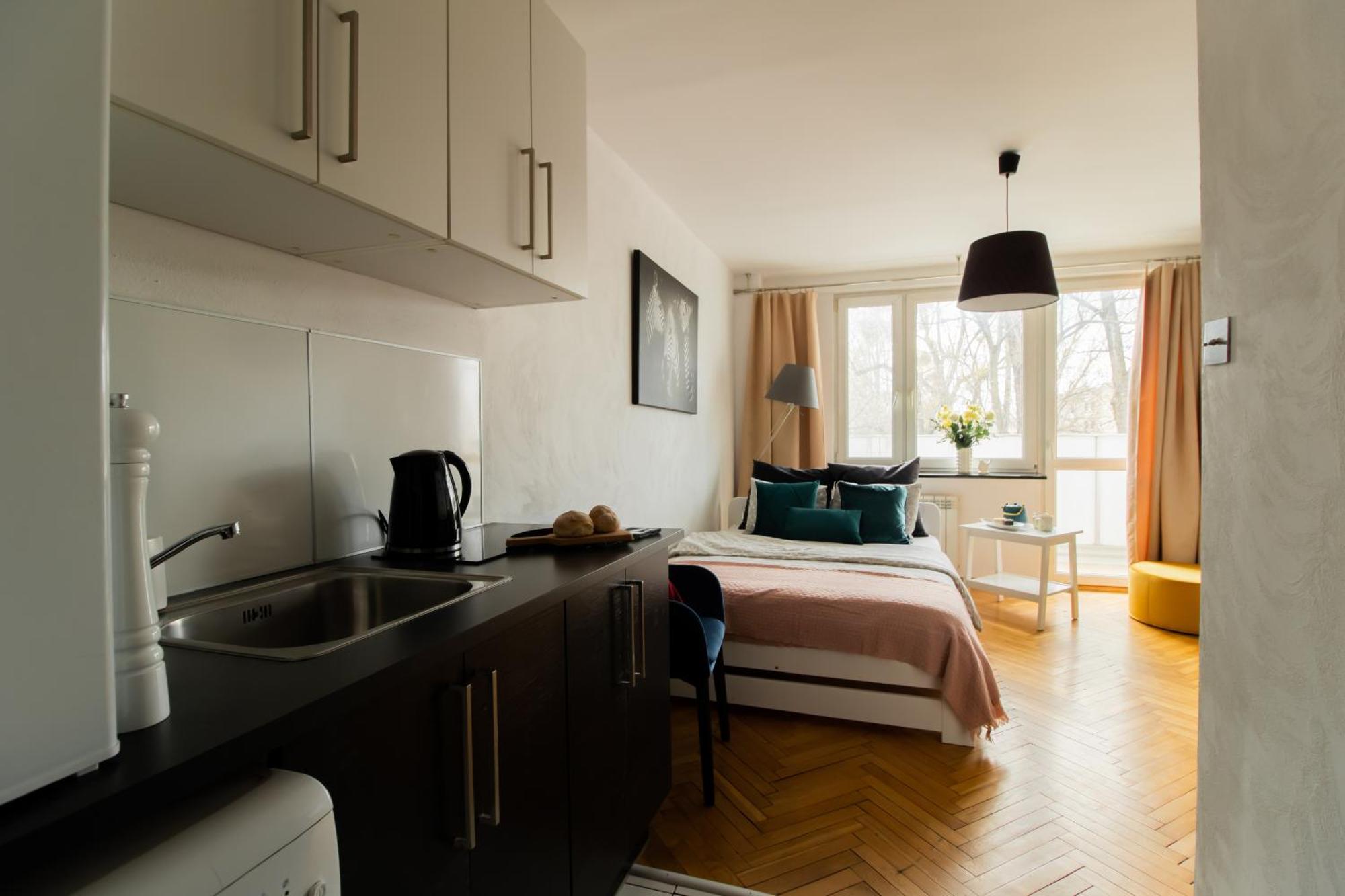 Piotrapartments - Bruna Green City Apartment Warszawa Exteriör bild